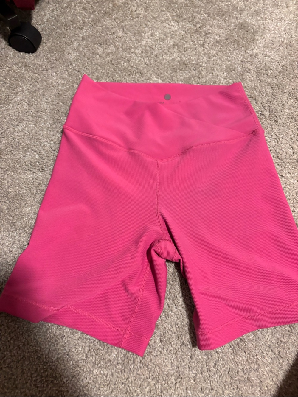 Yogalicious Hot Pink High-Rise Bike Shorts